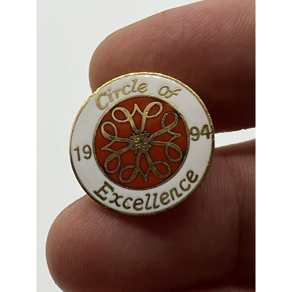 VTG 1994 CIRCLE OF EXCELLENCE COLLECTIBLE HAT LAPEL PIN BROOCH